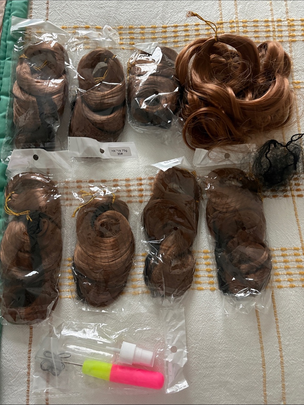 Women’s Brown Hair Extensions 8 piece Set